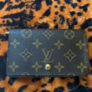 Porte Monnaei billet tresor,mono. Canvas wallet.